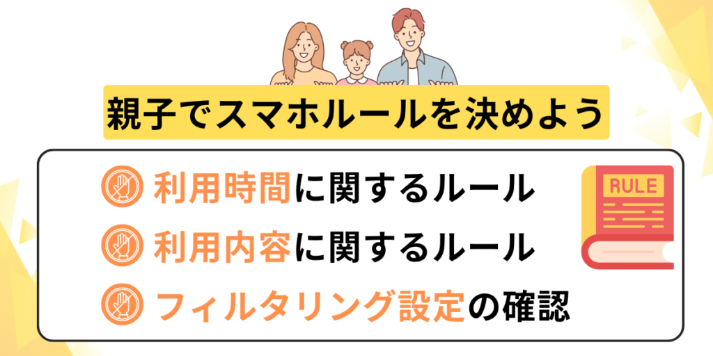 親子でスマホルールを決めよう