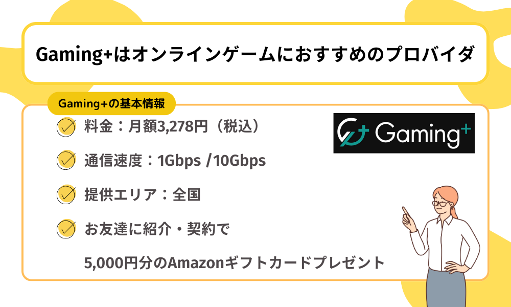 Gaming+の基本情報