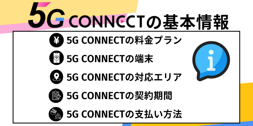 5Gコネクトの基本情報