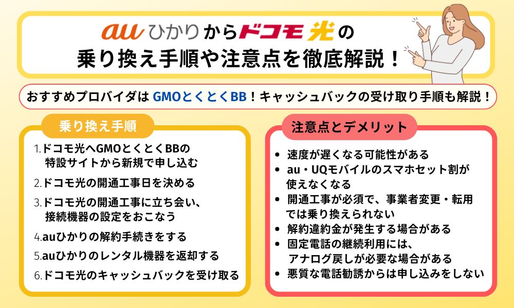 auひかりからドコモ光