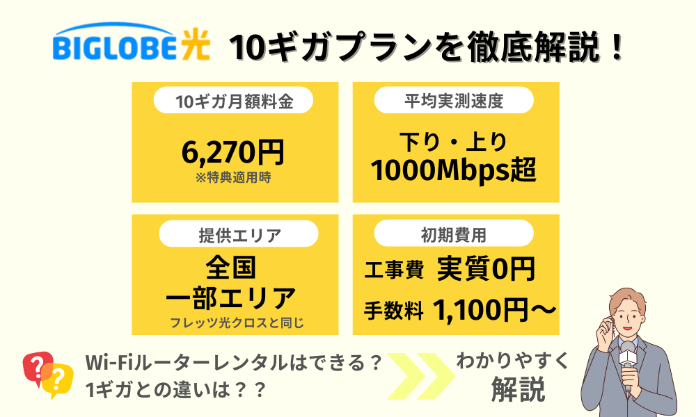 biglobe 10 ギガ​