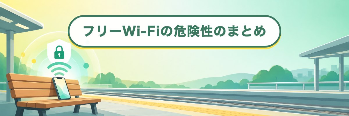 フリーWi-Fiの危険性のまとめ