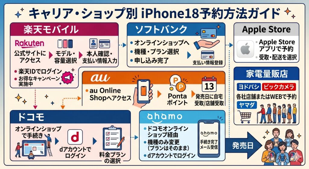 iPhone18 予約方法ガイド