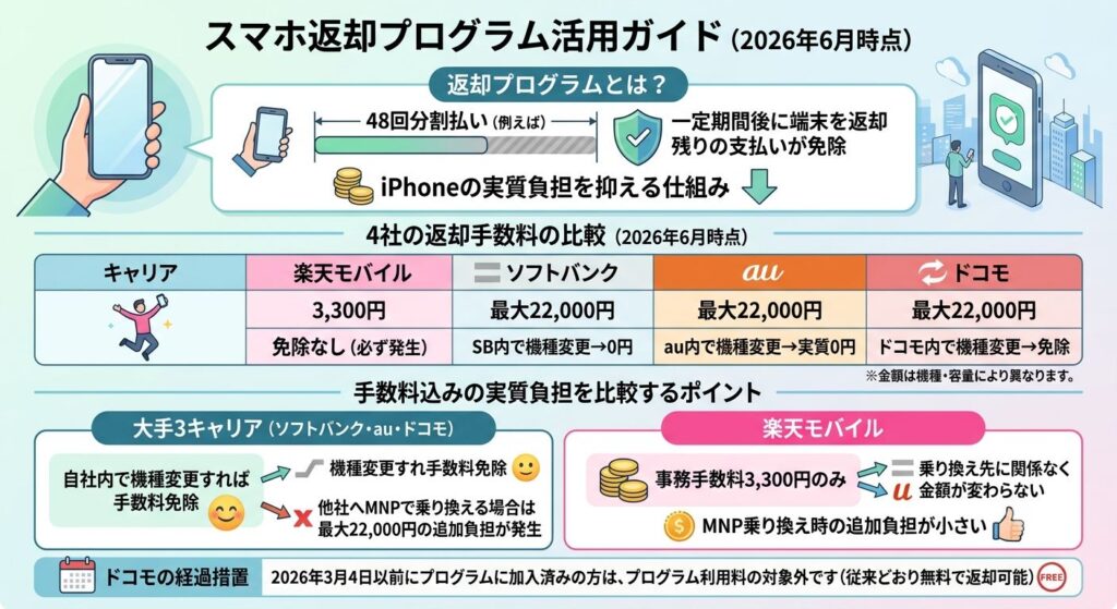 iPhone18 予約 返却プログラム概要