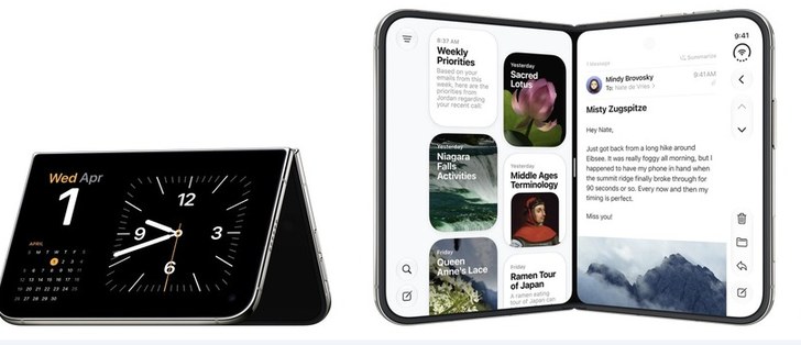 折りたたみのiPhone Duoの外観