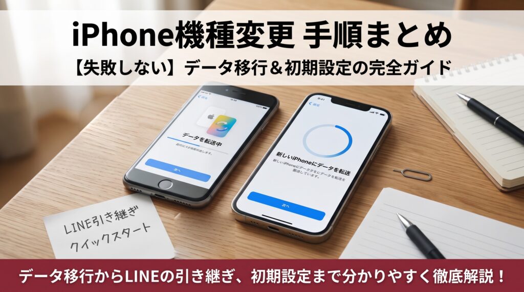 iPhone機種変更の手順まとめ