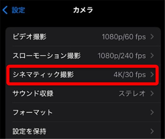 iPhone 14 Pro　レビュー　シネマティック撮影