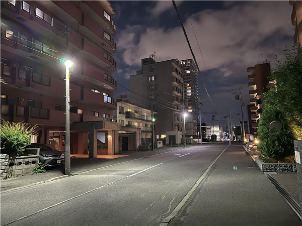 iPhone 14 Pro　レビュー　夜景画像