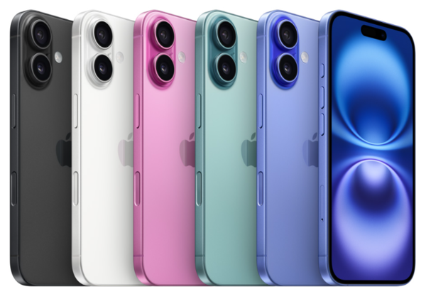 iPhone 16の端末画像