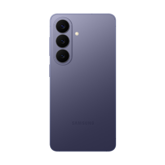 Galaxy S26の背面にある広角・超広角・望遠の3眼カメラ