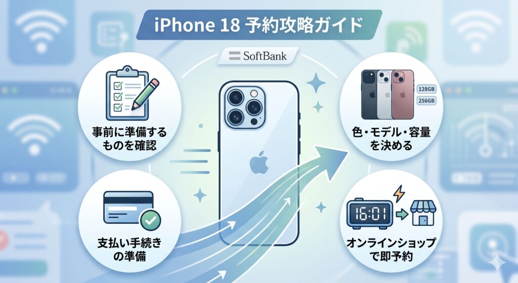 iPhone18 予約攻略ガイド ソフトバンク