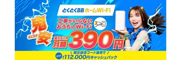 とくとくBBホームWi-Fi