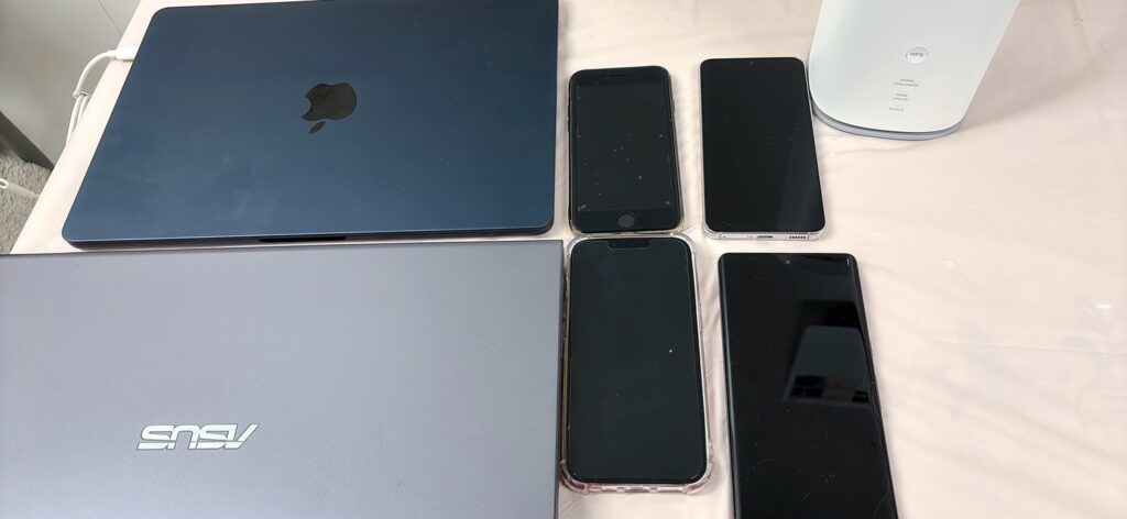WiMAX同時接続テスト1